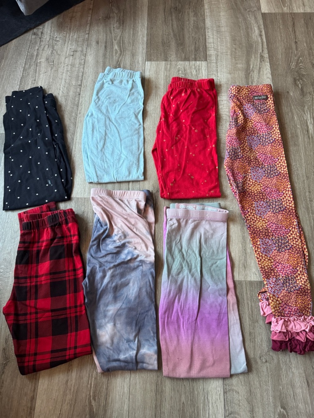 Assorted Girls Leggings Pack - Multicolor Mix